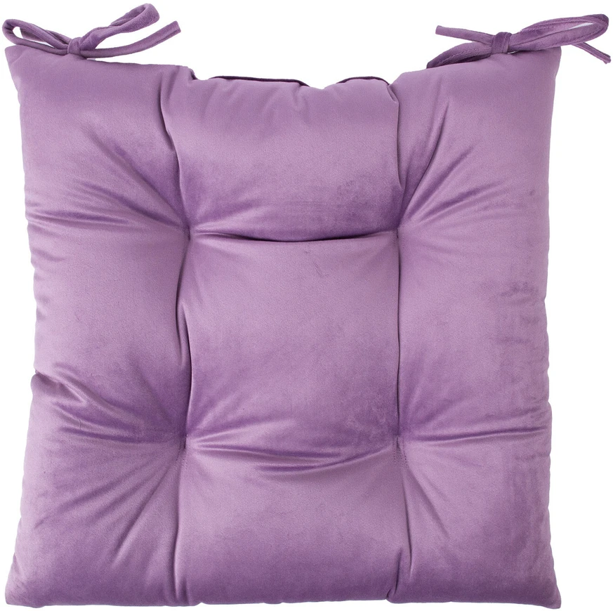 Home4You Kėdės pagalvėlė VELVET 2, 40x40cm, violetinė