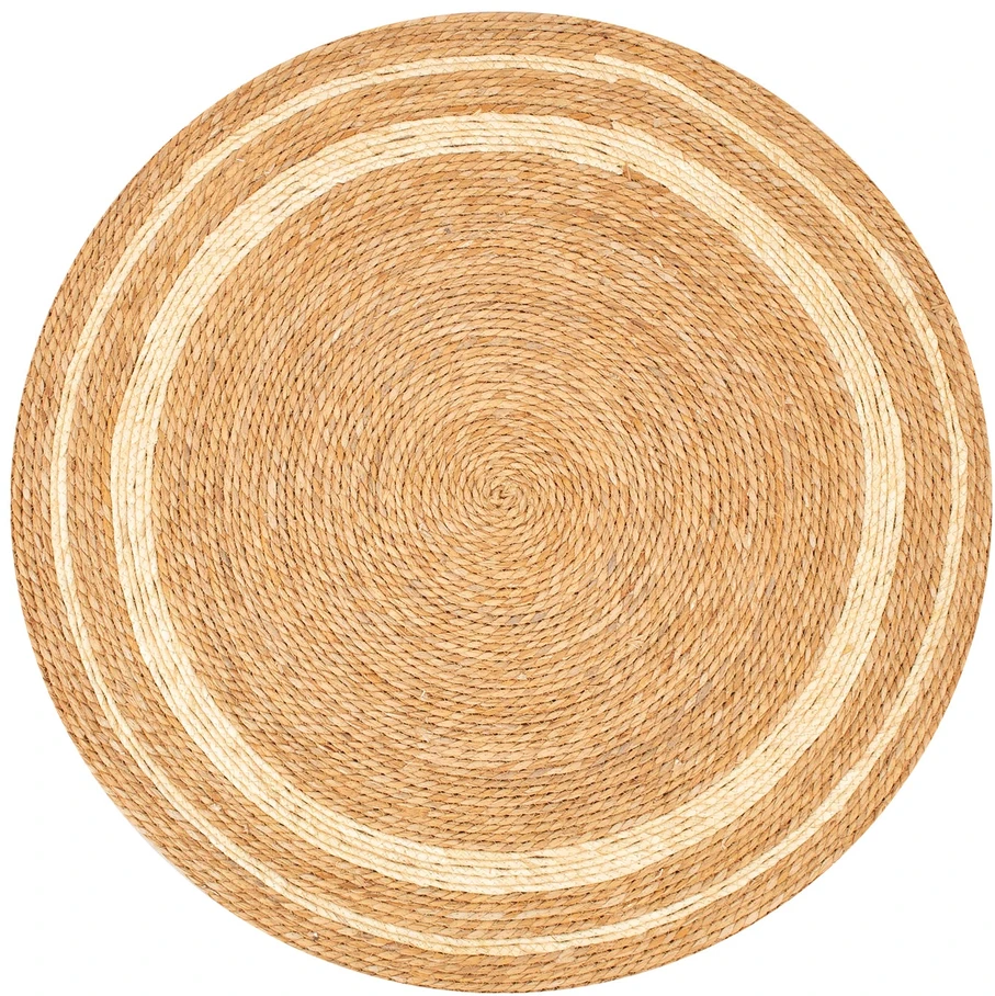 Home4You Carpet Kilimas SELITA D100cm, natūralus/smėlio spalvos