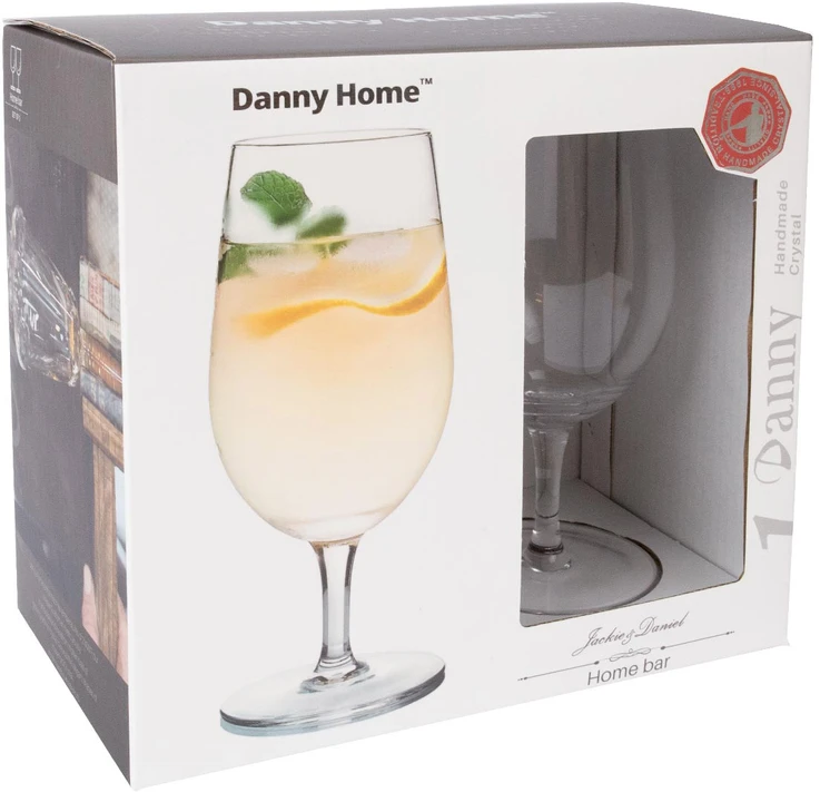 Home4You Stiklo taurės 2vnt 400ml DANNY HOME CRY08