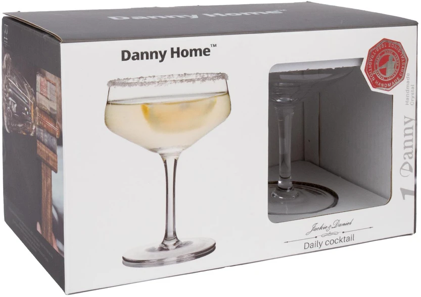 Home4You Kokteilių taurės CRYSTAL 2vnt 150ml "Daily cocktail"