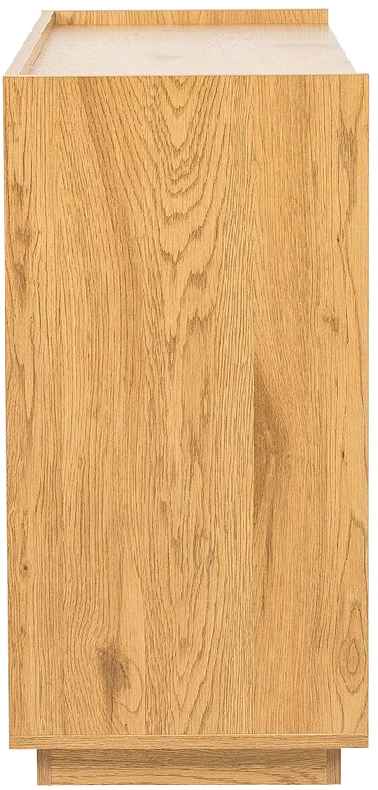 Home4You Side board SACHA 120x40xH80cm, melamine with oak decor