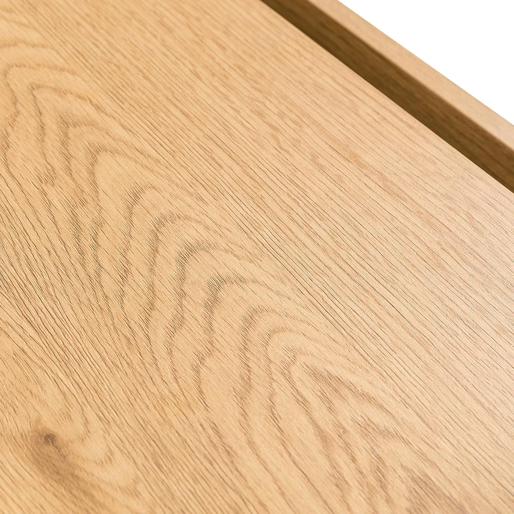Home4You Side board SACHA 120x40xH80cm, melamine with oak decor