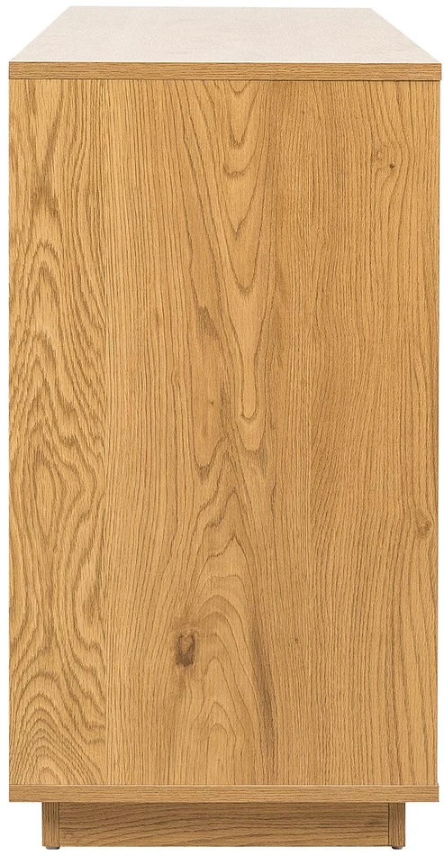 Home4You Side board SACHA 160x40xH74cm, melamine with oak decor