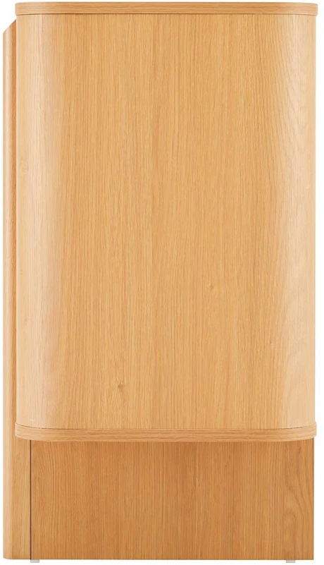 TV staliukas Home4You Indauja MORBEN 202,5x42x75 cm, melaminas su ąžuolo dekoru