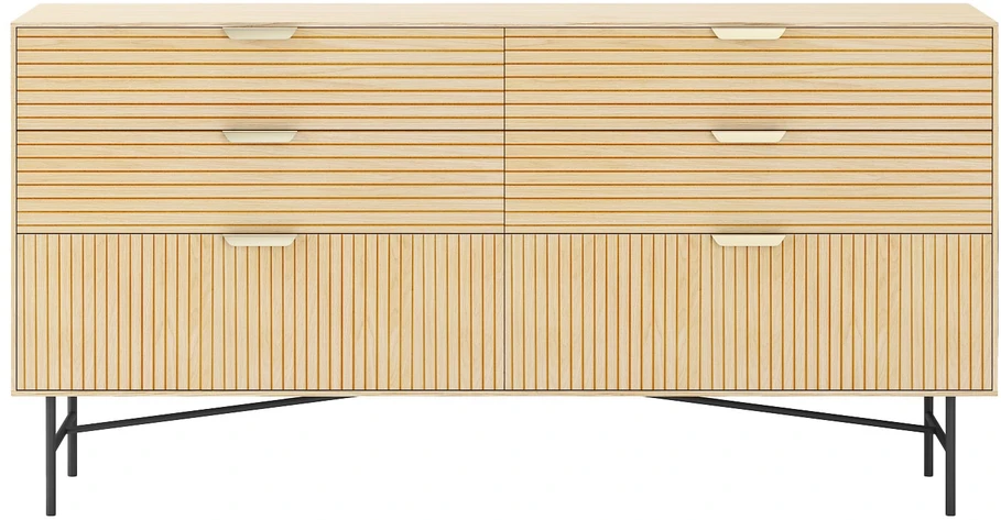Home4You Indauja BASSEL 120x40xH80cm, 3D melaminas
