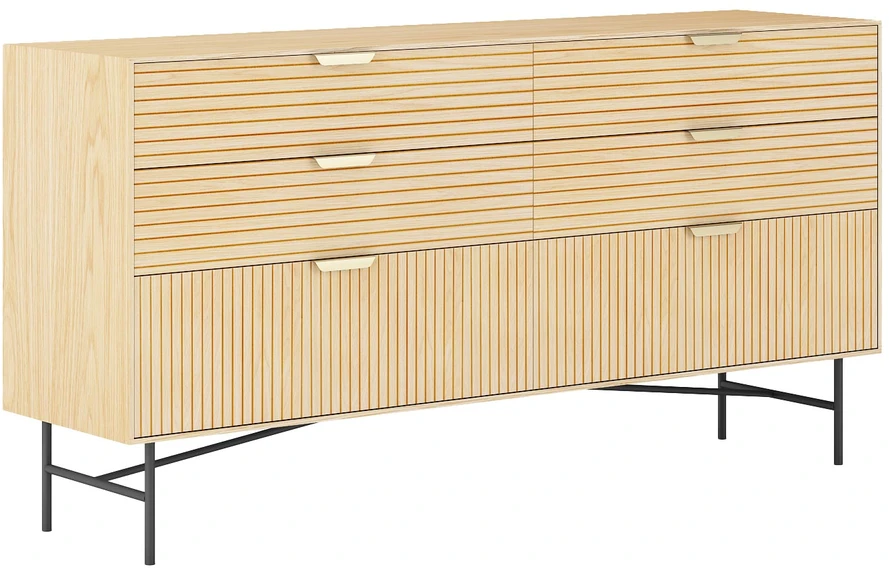 Home4You Indauja BASSEL 120x40xH80cm, 3D melaminas