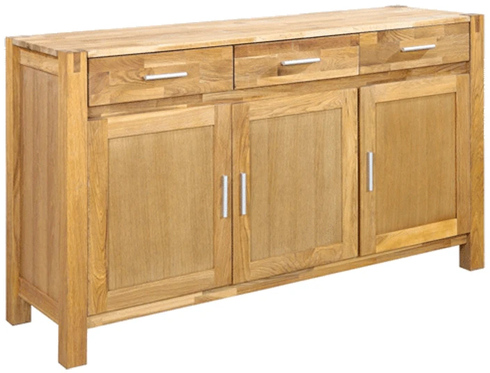 Home4You Komoda CHICAGO NEW 140x44xH86cm, ąžuolinė