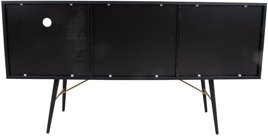 Home4You Indauja LUXEMBOURG 150x40xh80cm, juoda
