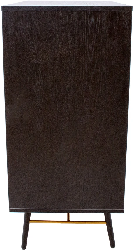 Home4You Komoda LUXEMBOURG 80x40xH90cm, juoda