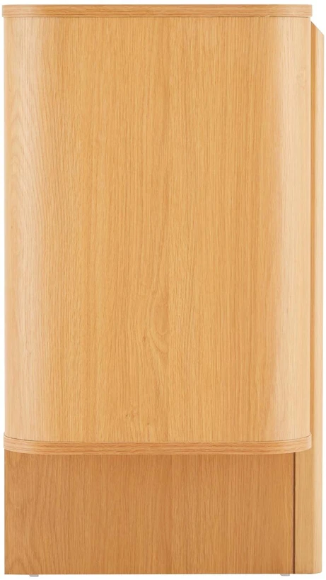 TV staliukas Home4You Indauja MORBEN 160x42xA75cm, melaminas su ąžuolo dekoru