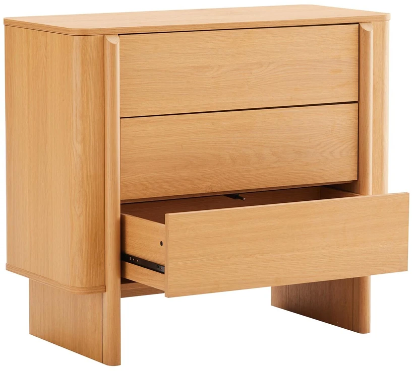 TV staliukas Home4You Bufetas „MORBEN“ 90x42xH80 cm, melaminas su ąžuolo dekoru