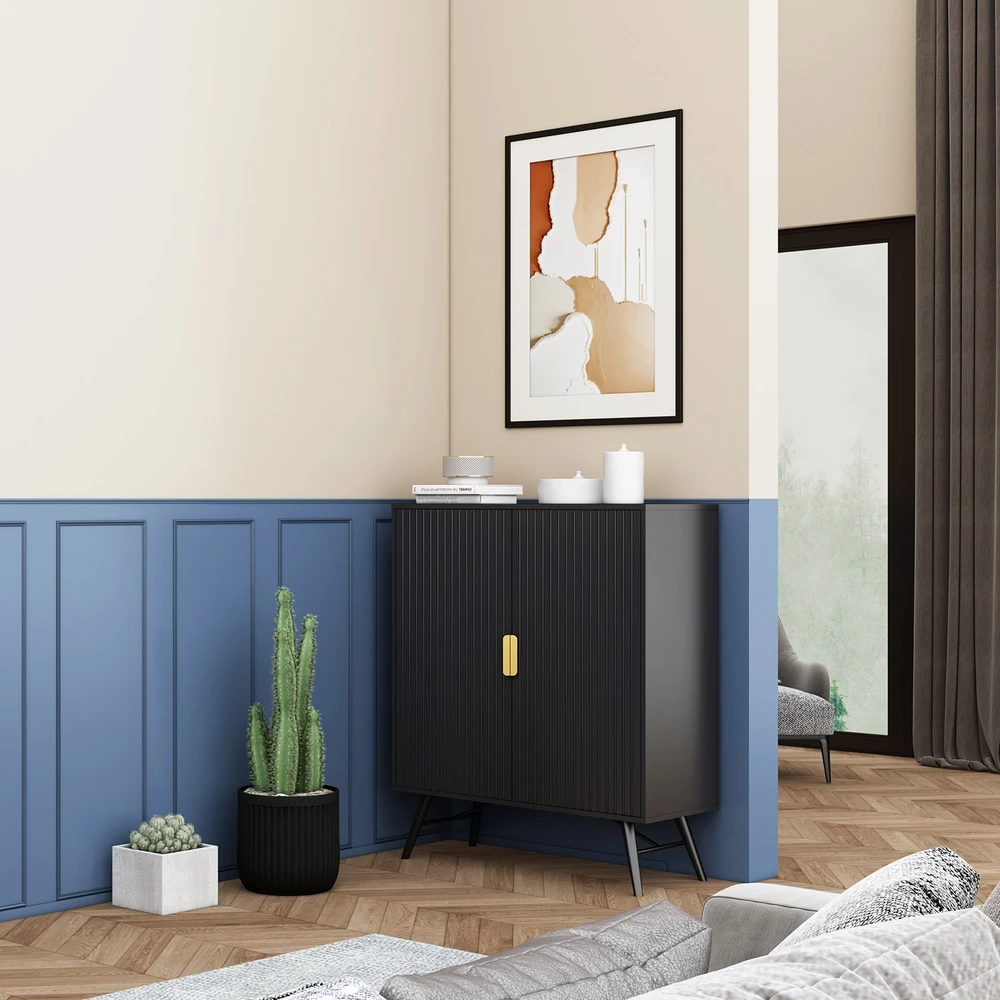 Home4You Indauja PIXAR 100x40xH115cm, juoda