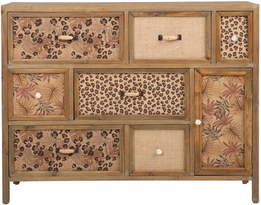 Home4You Spintelė „ZARA“ 110 x 36 x H86 cm, ruda