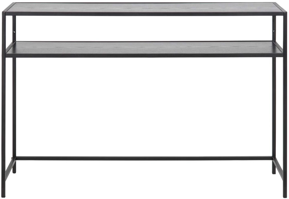 Fotelis Home4You Actona Konsole Seaford Slim juoda