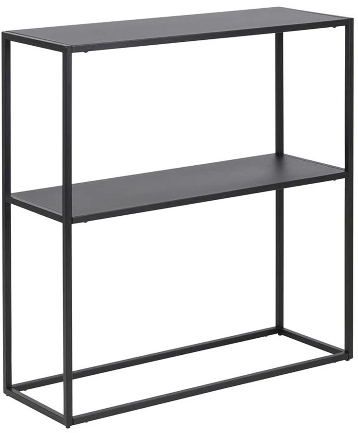 Fotelis Home4You Konsolinis staliukas NEWTON 79,5x26xH80,5cm, juodas