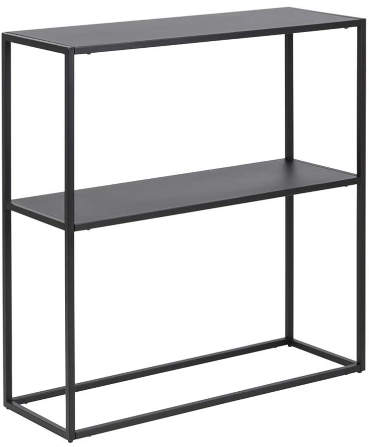 Fotelis Home4You Konsolinis staliukas NEWTON 79,5x26xH80,5cm, juodas