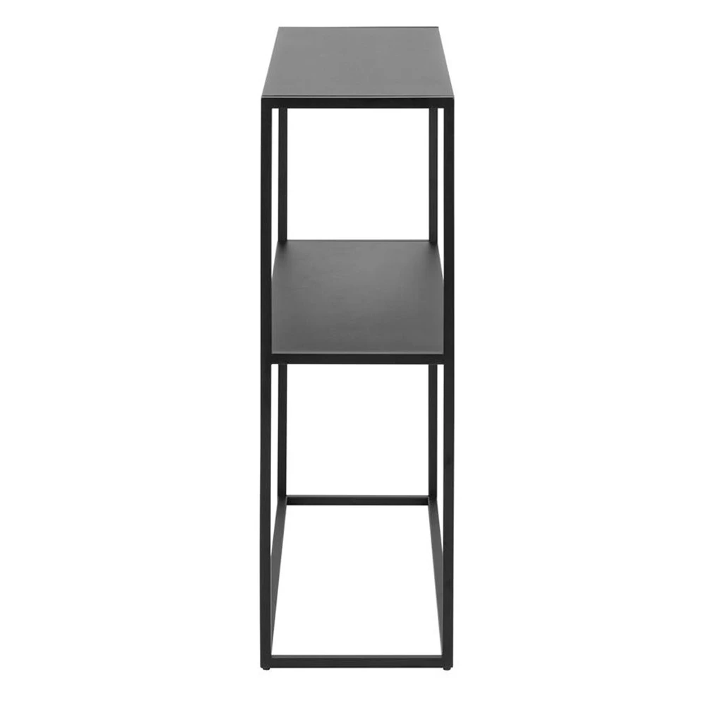Fotelis Home4You Konsolinis staliukas NEWTON 79,5x26xH80,5cm, juodas