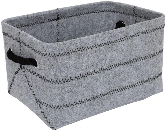 Home4You Pintinė MAX FELT-4, 32x23x18cm, šviesiai pilkas veltinis