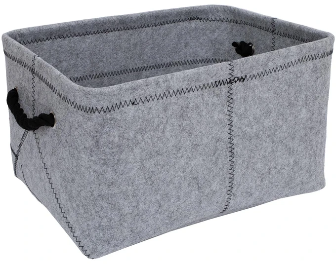 Home4You Pintinė MAX FELT-2, 40x29x22cm, šviesiai pilkas veltinis