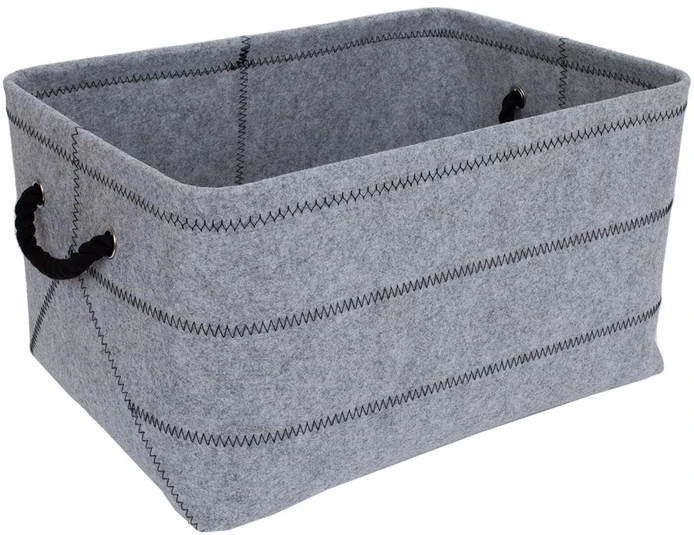 Home4You Pintinė MAX FELT-1, 44x32xH24 cm, šviesiai pilkas veltinis