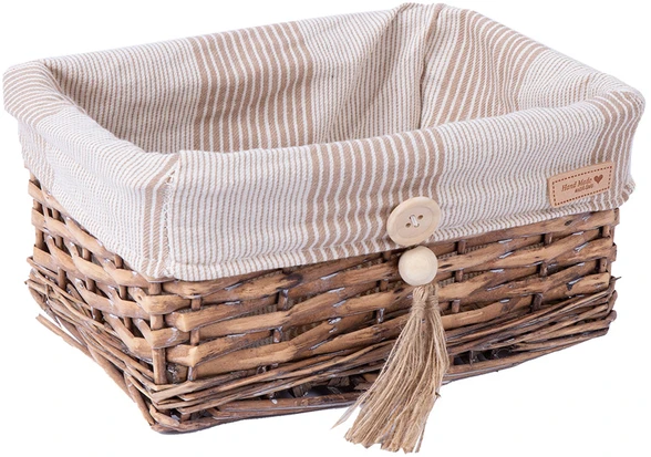 Home4You Krepšelis WILLI STRIPE 26x18xH12cm