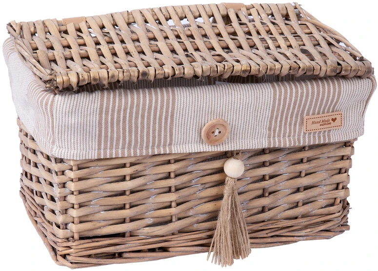 Home4You Krepšelis WILLI STRIPE 30x20xH18cm
