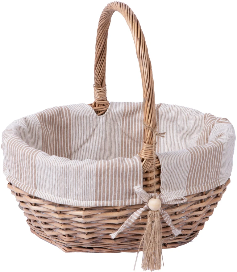 Home4You Krepšelis WILLI STRIPE 33x25xH17/34cm
