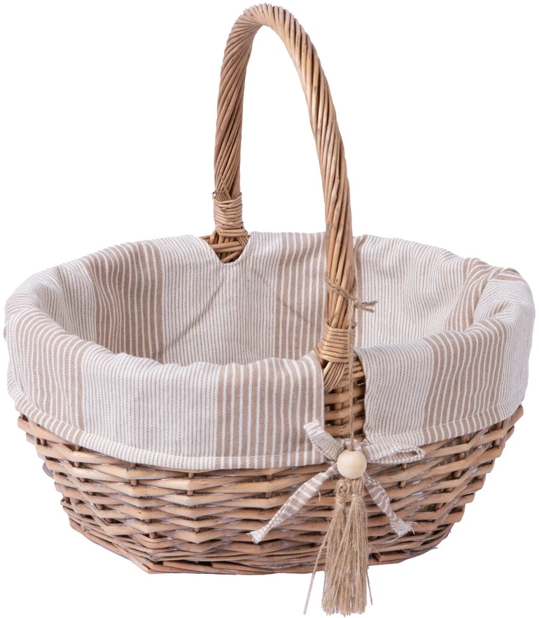 Home4You Krepšelis WILLI STRIPE 33x25xH17/34cm