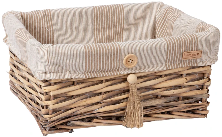 Home4You Krepšelis WILLI STRIPE 34x25xH15cm