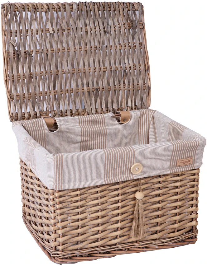Home4You Krepšelis WILLI STRIPE 36x26xH25cm