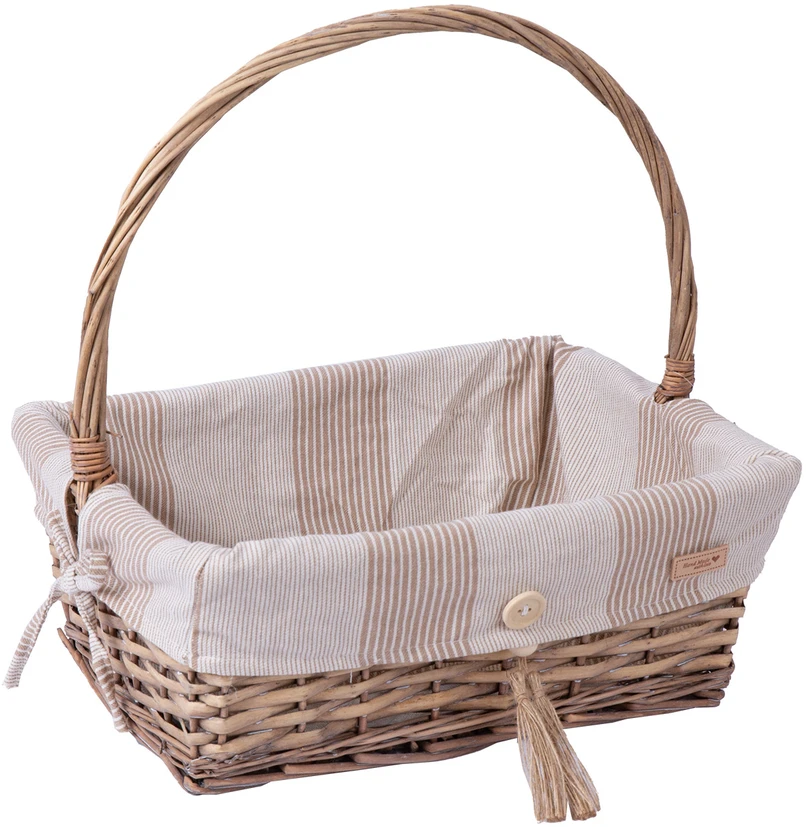 Home4You Krepšelis WILLI STRIPE 37x28xH15/39cm