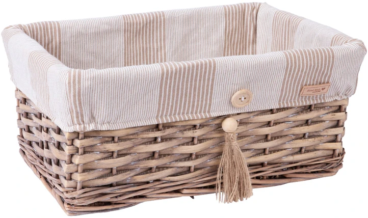 Home4You Krepšelis WILLI STRIPE 38x25xH16cm