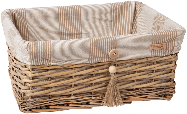 Home4You Krepšelis WILLI STRIPE 40x31xH17cm