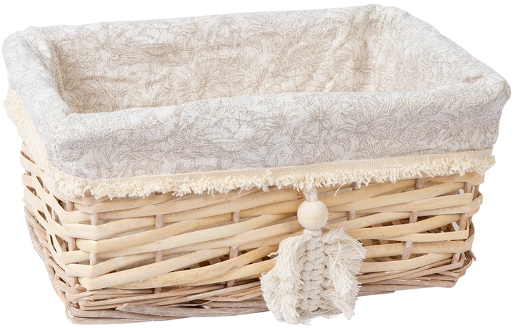 Home4You Krepšelis WILLI TASSEL 28x19xH13cm