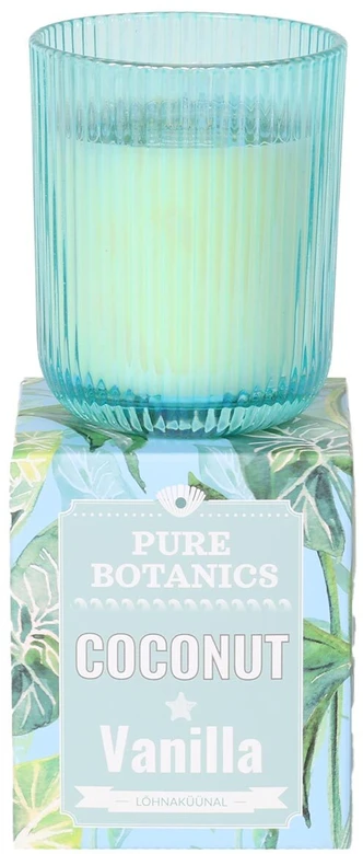 Home4You Žvakė „PURE BOTANICS“, D 7,5 × H 9,5 cm, kokoso ir vanilės aromatas