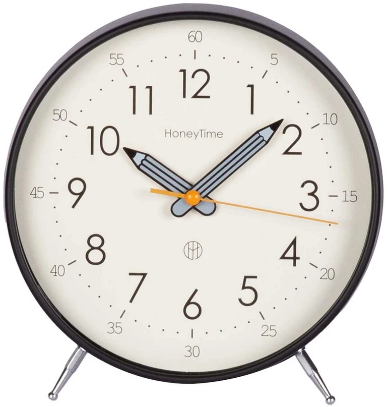 Home4You Laikrodis TIMELINE H20cm, juodas