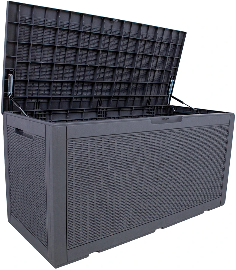 Home4You Storage box SAYA 122x54,5x63cm/380L, pilkas plastikas
