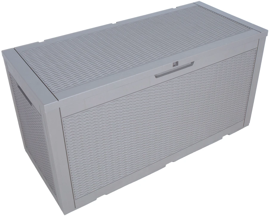 Home4You Storage box SAYA 122x54,5x63cm/380L, pilkas plastikas