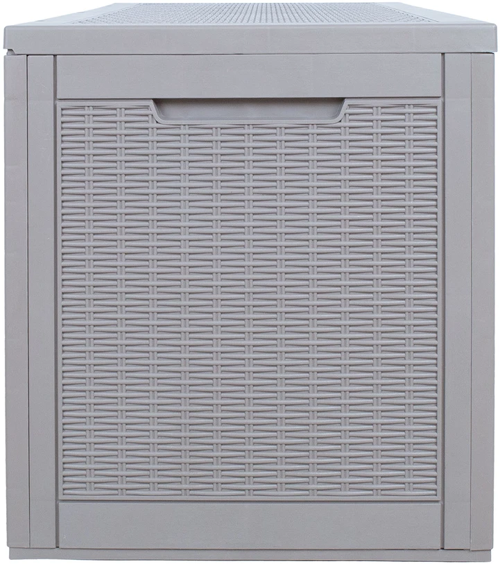 Home4You Storage box SAYA 122x54,5x63cm/380L, pilkas plastikas