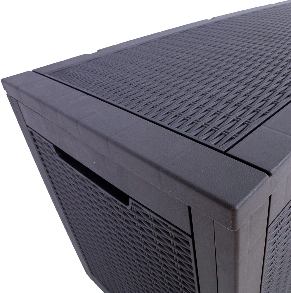 Home4You Storage box SAYA 122x54,5x63cm/380L, pilkas plastikas