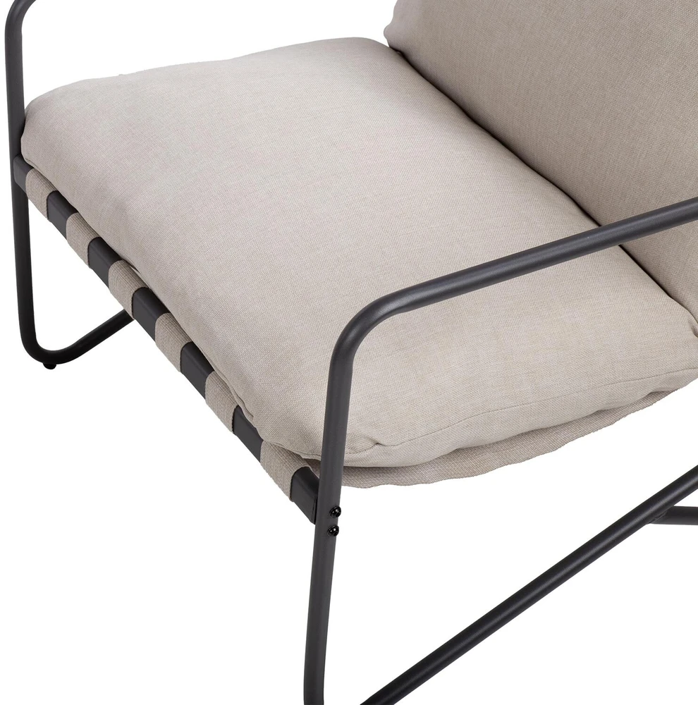 Lauko baldų komplektas Home4You Sodo baldų komplektas „KORO“: stalas, sofa ir 2 foteliai