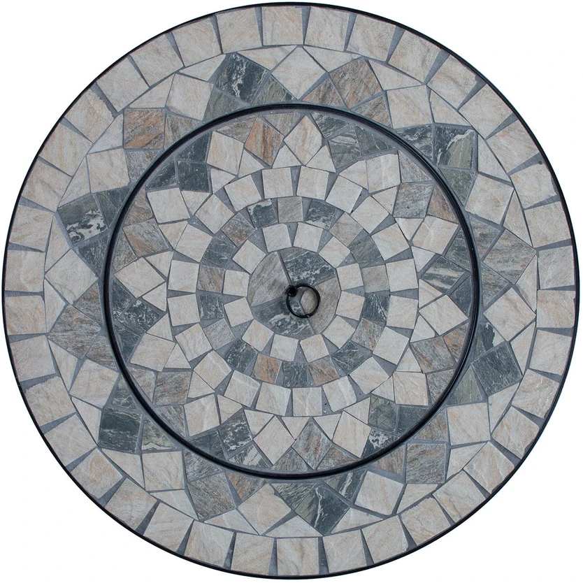 Home4You Laužavietė MOSAIC Smėlio spalvos 60x60xH43cm
