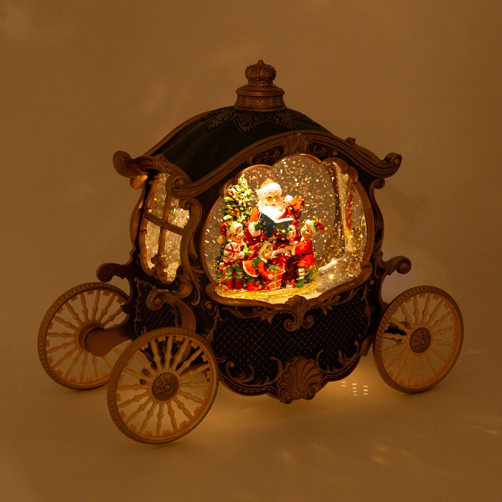 Home4You LED dekoracija „WONDERLAND“, 26 x 11 x H20 cm, žalia