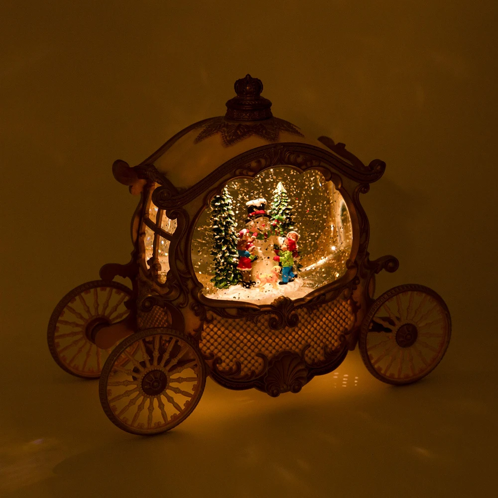 Home4You LED dekoracija „WONDERLAND“, 26 x 11 x H20 cm, balta