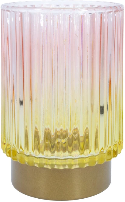 Home4You LED šviestuvas WINGS AMBER H13cm daugiaspalvis, su taimeriu