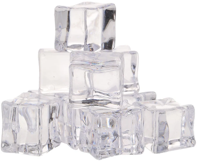 Home4You Dekoratyvinis LEDO KUBAS Ledas Cubes 300g
