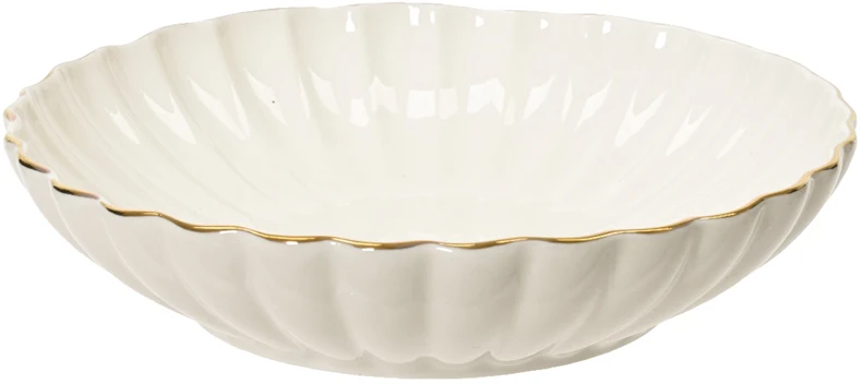 Home4You Lėkštė SHELL D20xH4,5cm, porcelianinė