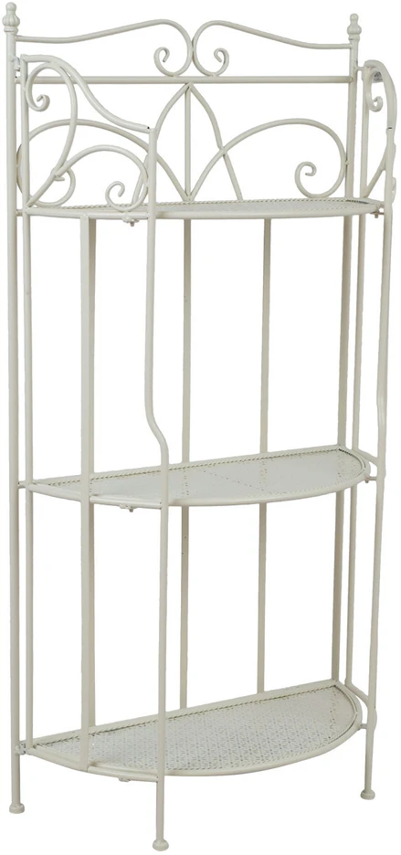 Home4You Lentynėlė SANDY 58x28xH114cm, senovinė balta