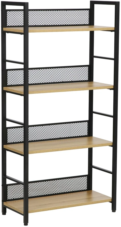 Home4You Lentynėlė HECTOR 60x28xH121cm, uosio/juoda