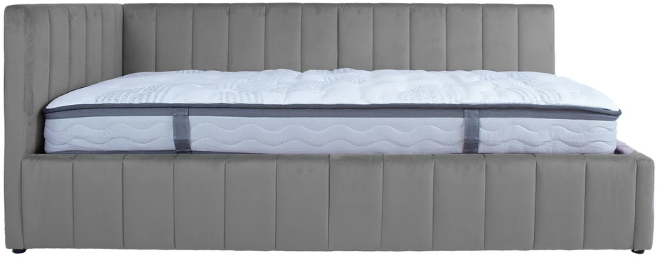 Home4You Lova JASPER 90x200cm su čiužiniu HARMONY DUO Pilka